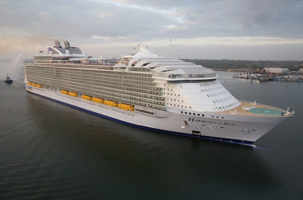 Dansk Wilton has delivered carpets for cruise ships like Harmony of the Seas