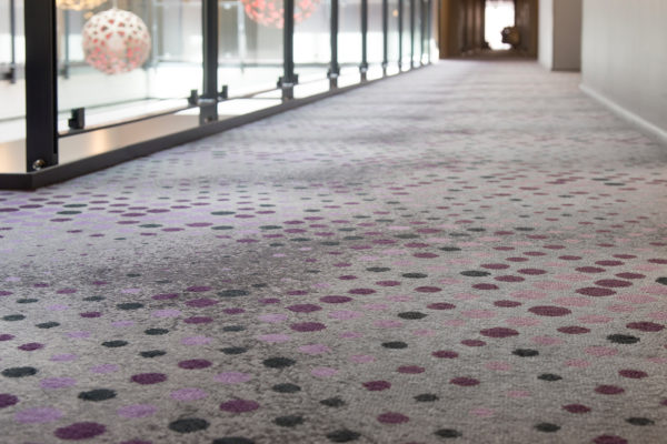 Sustainable carpet solution for the hotel Scandic Sluseholmen in Copenhagen, delivered by Dansk Wilton