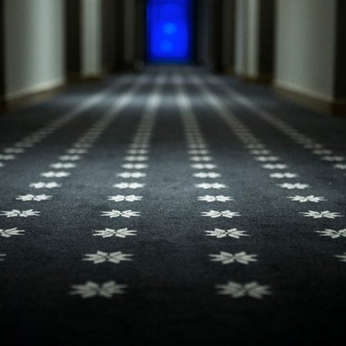Unique carpet solution for Myrkdalen Hotel, delivered by Dansk Wilton