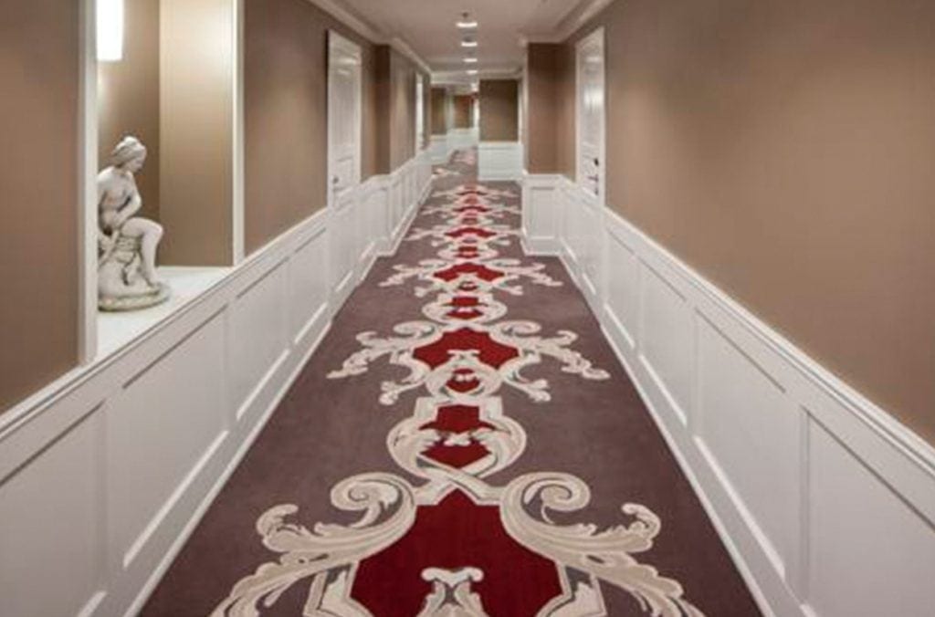 Dansk Wilton carpets for hotels at Holiday Club Resort Saimaa