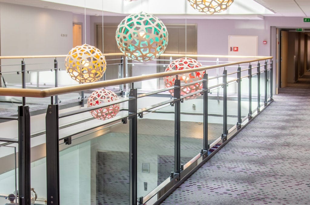 Sustainable carpet solution for the hotel Scandic Sluseholmen in Copenhagen, delivered by Dansk Wilton
