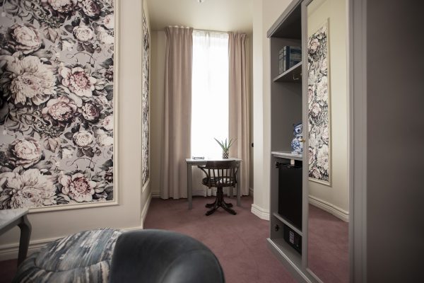 Dansk Wilton - The Vault Hotel - Flower Inspired Interior Design - Suite - Pink Carpet Design