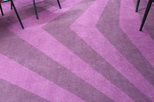 Dansk Wilton - Scandic Falkonér - Graphic Carpet - Purple & Pink Carpet Design